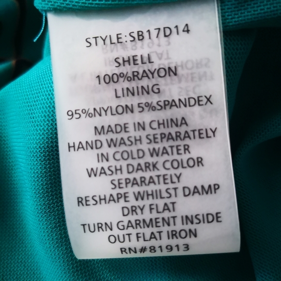 ANTHROPOLOGIE Plenty Tracy Reese Teal Romper - Picture 9 of 9